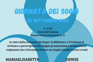 Locandina Giornata dei Sogni 25 settembre 2024