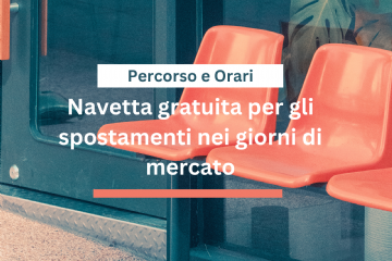 Navetta gratuita nei giorni di mercato