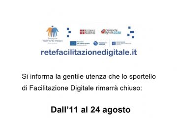 Chiusura Estiva del Punto Digitale Facile