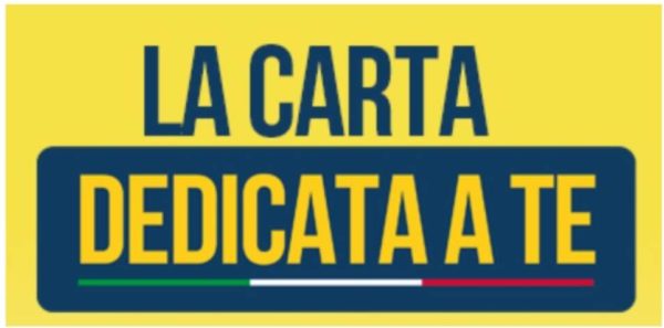 Carta “Dedicata a te”