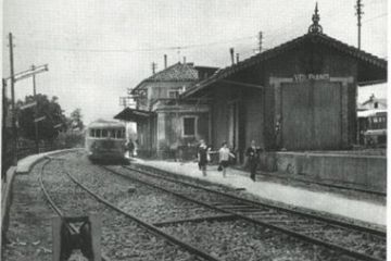 Volpiano ieri e oggi - La Stazione della "Canavesana" ieri
