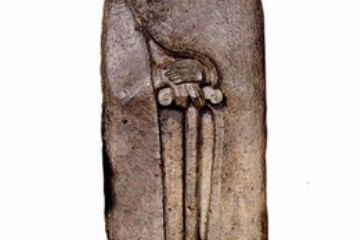 Abate dell XI sec. dall'ambone della chiesa sull'isola di S.Giulio sul lago d'Orta - una possibile rappresentazione di Guglielmo da Volpiano